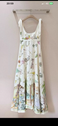 Perzoni Illustrated Maxi Dress