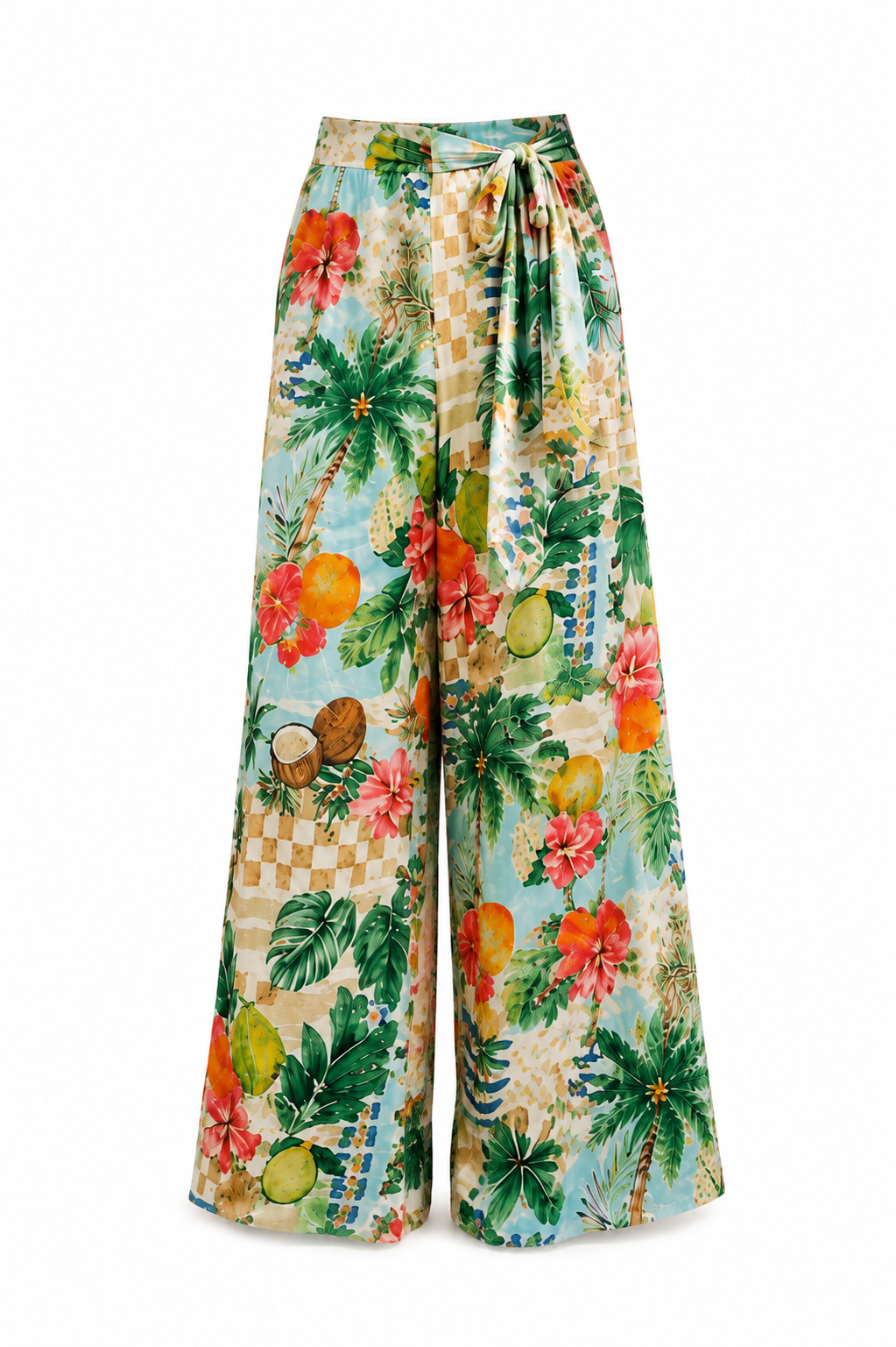 Motel italian brand Tropical Print Pants