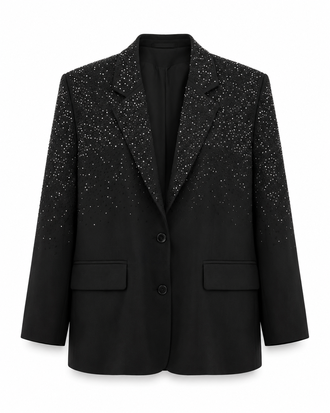 Degrees Rhinestone Oversized Blazer