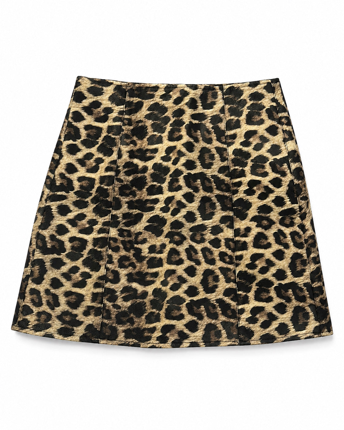 DeGrees Leopard Mini Skort Synthetic Leather